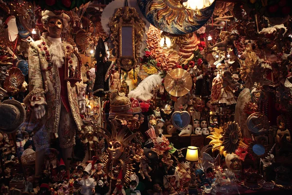 Mask Portré karnevál Velencében — Stock Fotó