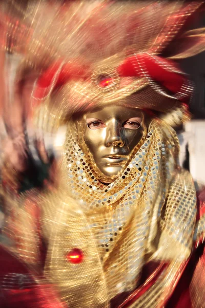 イタリア、ベニスのマスク肖像カーニバル — ストック写真