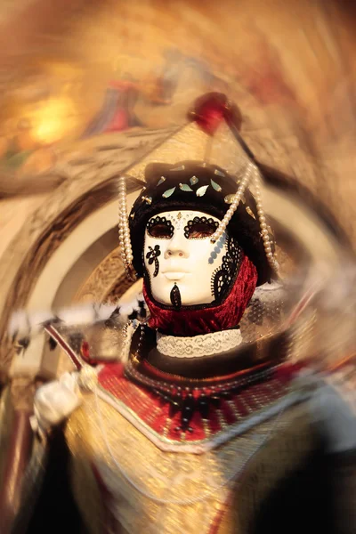 イタリア、ベニスのマスク肖像カーニバル — ストック写真