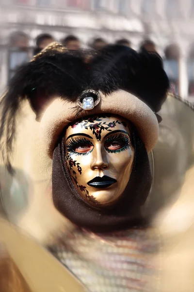 Masque portrait carnaval de venise italie — Photo