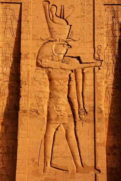 Tempio di Horus Edfou — Foto Stock