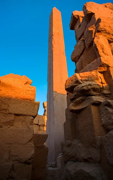 Obelisken Karnak-templet — Stockfoto
