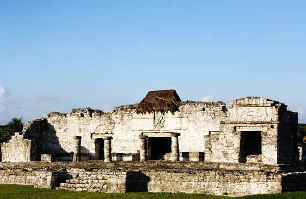 Sítio arqueológico maia de tulum — Fotografia de Stock
