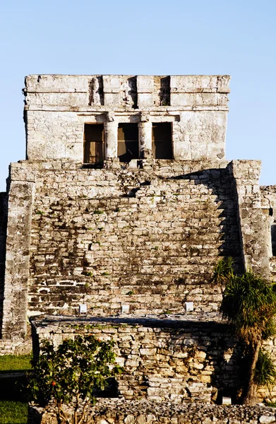 Maya-Ausgrabungsstätte von Tulum — Stockfoto