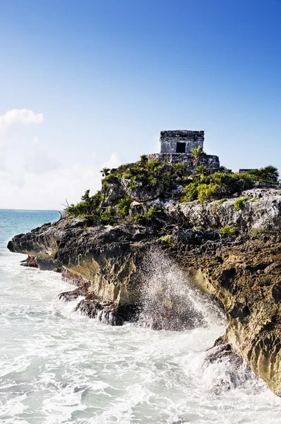 Sítio arqueológico maia de tulum — Fotografia de Stock