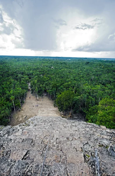 Sitio maya de Coba — Foto de Stock