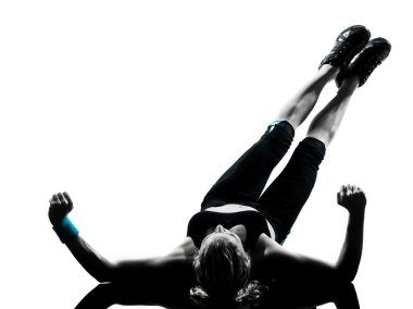 kadın egzersiz fitness duruş karın push up