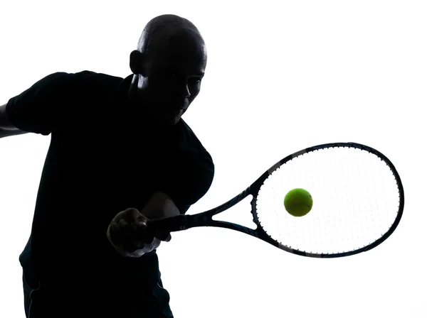 Man tennis player forehand — Stock Photo, Image