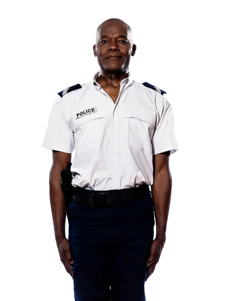 Rendőr egyenruhát portréja — Stock Fotó