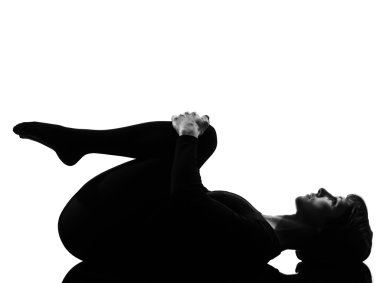 kadın yoga paripurna navasana tekne poz