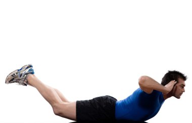 Man floor exercise Worrkout Posture push uo clipart