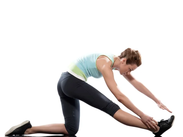 Stretching workout posture — Stock Photo, Image