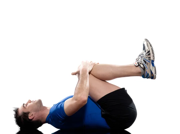 Testtartás stretching edzés — Stock Fotó