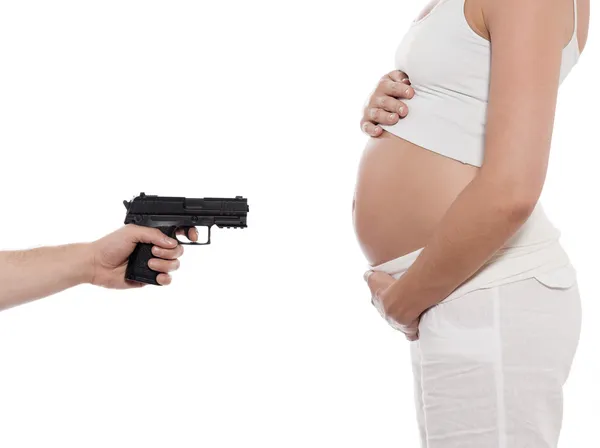 Концепция аборта — стоковое фото