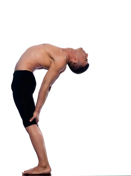 Чоловіча гімнастична розтягуюча поза — стокове фото