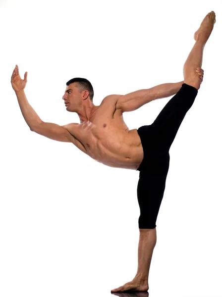 Чоловічий портрет гімнастичний акробатичний баланс — стокове фото