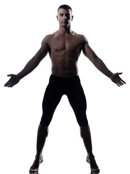 男子体操平衡 — 图库照片