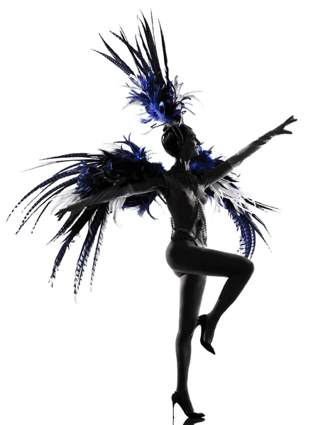 Tanečnice žena revue tanečnice tančí — Stock fotografie