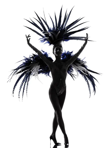 Showgirl mujer revista bailarina bailando —  Fotos de Stock