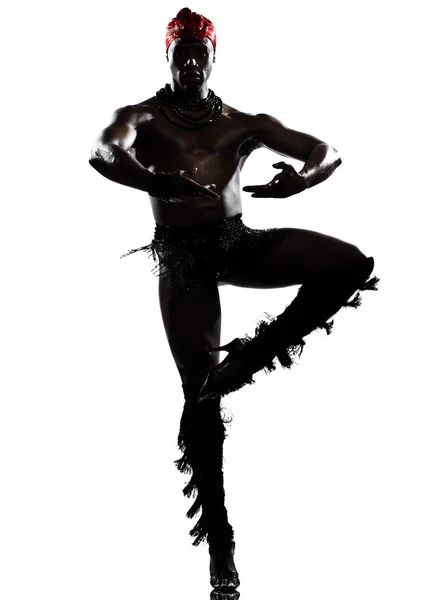 鞋和包-4男性ダンサーの踊り — ストック写真