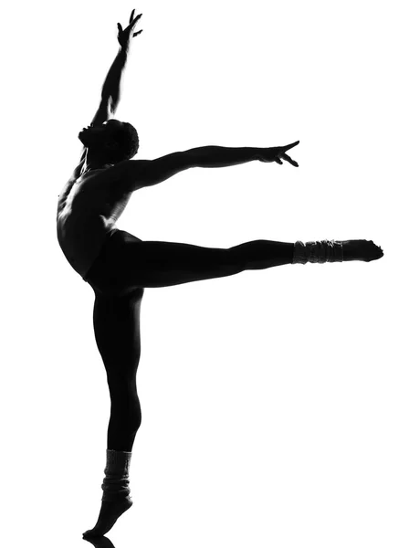 Afrikaanse man balletdanser dansen — Stockfoto