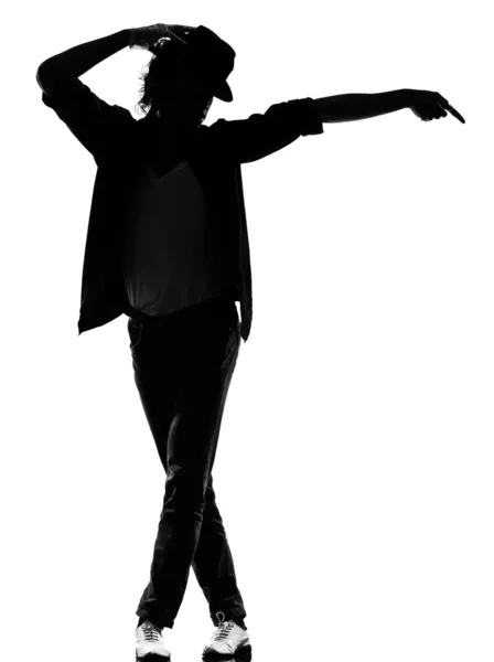 Танцор хип-хоп-фанка — стоковое фото