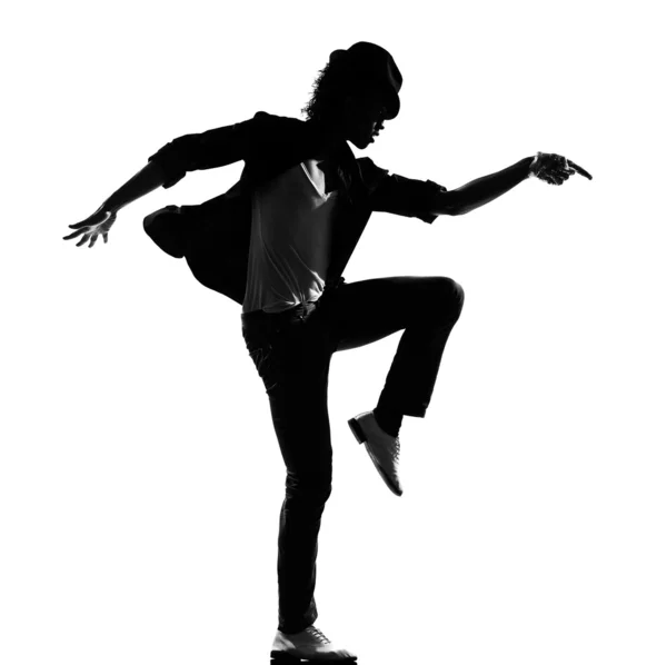 Hiphop funk dansare dansar man — Stockfoto