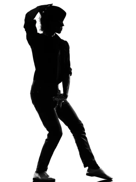 Hip hop funk bailarín bailando hombre — Foto de Stock