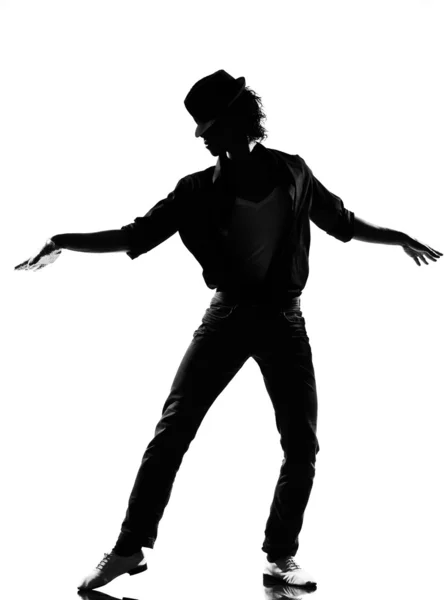 嘻哈放克舞者跳舞的男人 — 图库照片