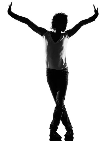 Hip hop funk danser dansen man — Stockfoto