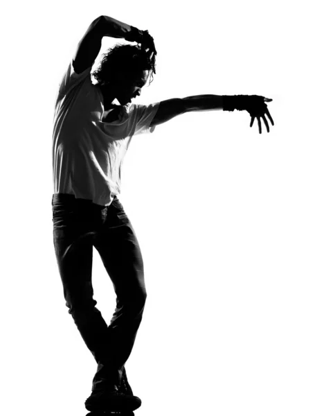 Hip hop dançarino funk dançando homem — Fotografia de Stock