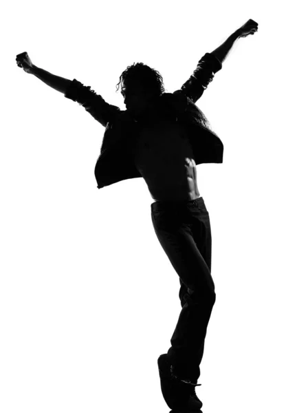 Hip hop funk bailarín bailando hombre — Foto de Stock