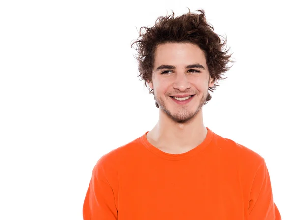 Funky cool young man portrait smiling — Stock Photo, Image