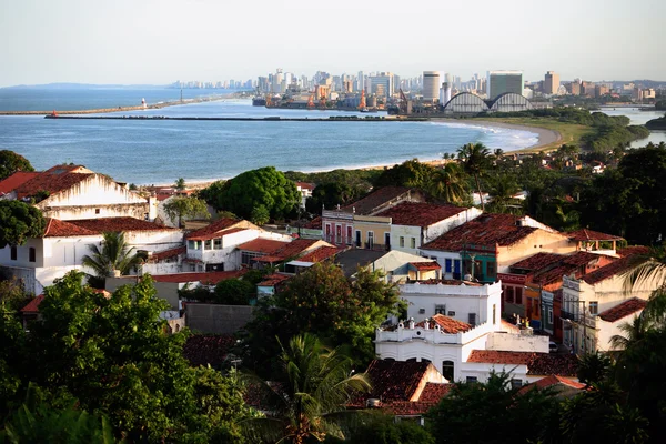 Stadsbilden i Brasilien i delstaten pernambuco olinda och recife — Stockfoto