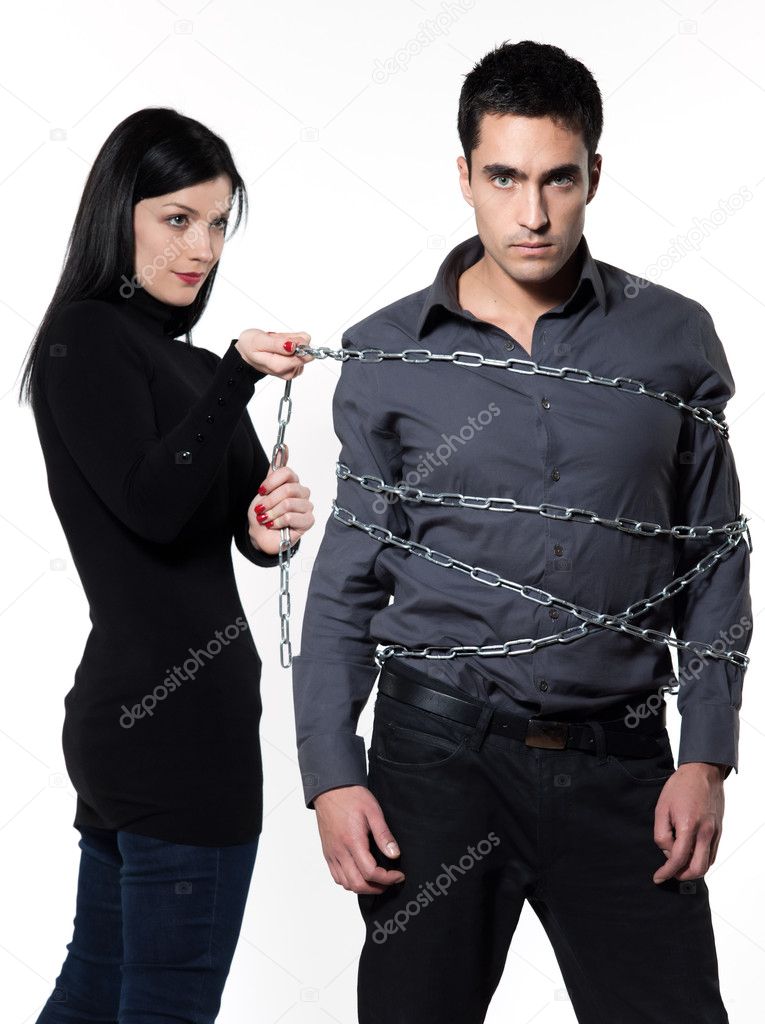 Woman in chains stock photo. Image of forced, person - 87390374