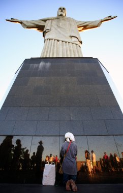 Praying christ redeemer clipart