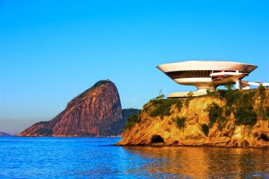 Museum of contemporary art in niteroi clipart