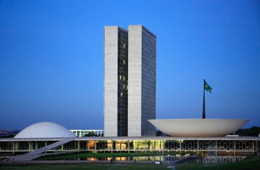 The National Congress of Brazil. clipart