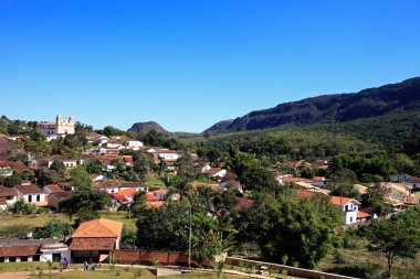 minas gerais brasil tiradente cityscape Köyü Kilisesi