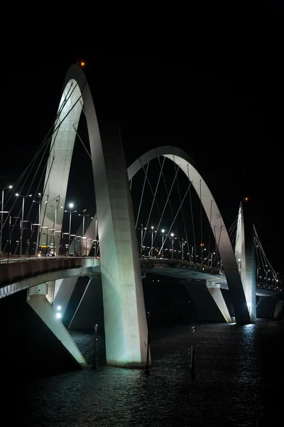 Juscelino kubitschek most v Brazílii brasilia — Stock fotografie