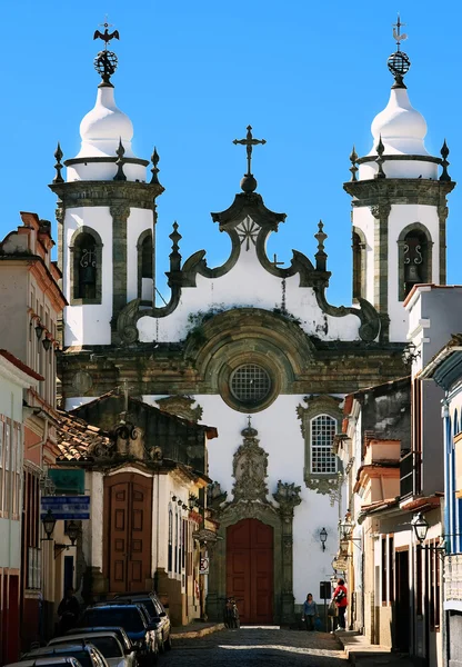 Sao joao del rey kerk minas gerais, Brazilië — Stockfoto