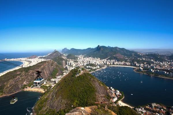 Botafogo und Copacabana — Stockfoto