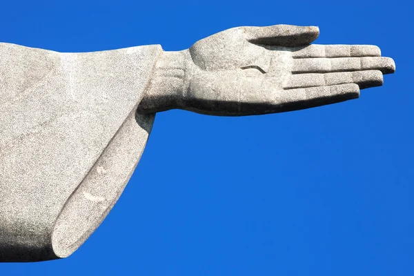 Chrystusa Odkupiciela statua corcovado rio de janeiro Brazylia — Zdjęcie stockowe