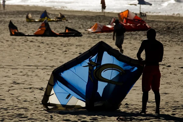 Brezilya 'da uçurtma sörfü — Stok fotoğraf