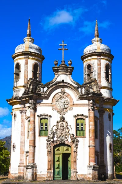 Igreja de Sao Francisco de Assis Ouro Preto — Zdjęcie stockowe