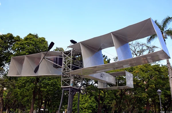 Santos dumont ilk uçak — Stok fotoğraf