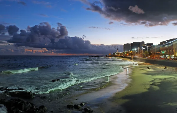 Barra beach salvador i bahia — Stockfoto