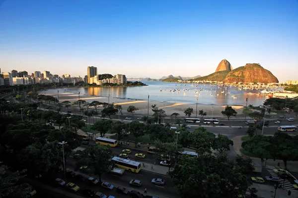 Botafogo és a Cukorsüveg — Stock Fotó