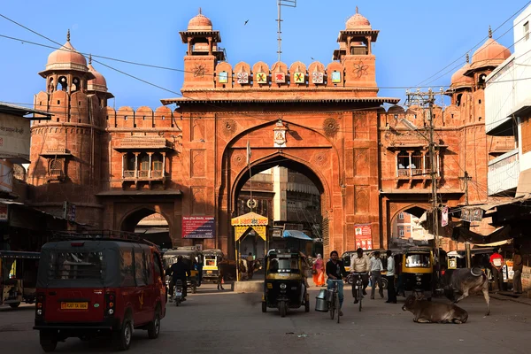 Gate in Bikaner — Stock Photo, Image