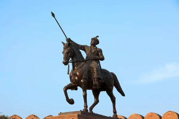恒河 · 辛格雕像在比卡内尔 — 图库照片